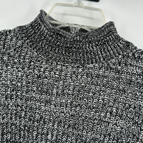 Abound Black marbled Pullover Sweater Medium NWT - Picture 3 of 5